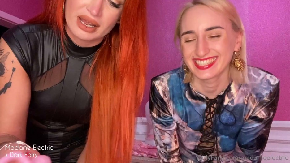 Madame Electric and Dark Fairy - You'll Become Our Sweet Sissy Slut